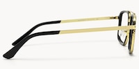 Navigator - Aviator Black Eyeglasses - 4