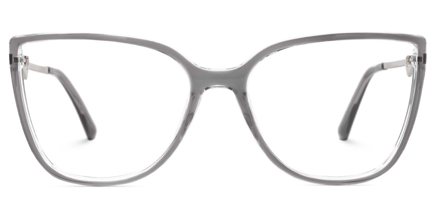 Faithan - Cat Eye Grey Eyeglasses | Vooglam Product Details 1