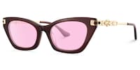 Siren - Cat Eye Red Sunglasses - 2