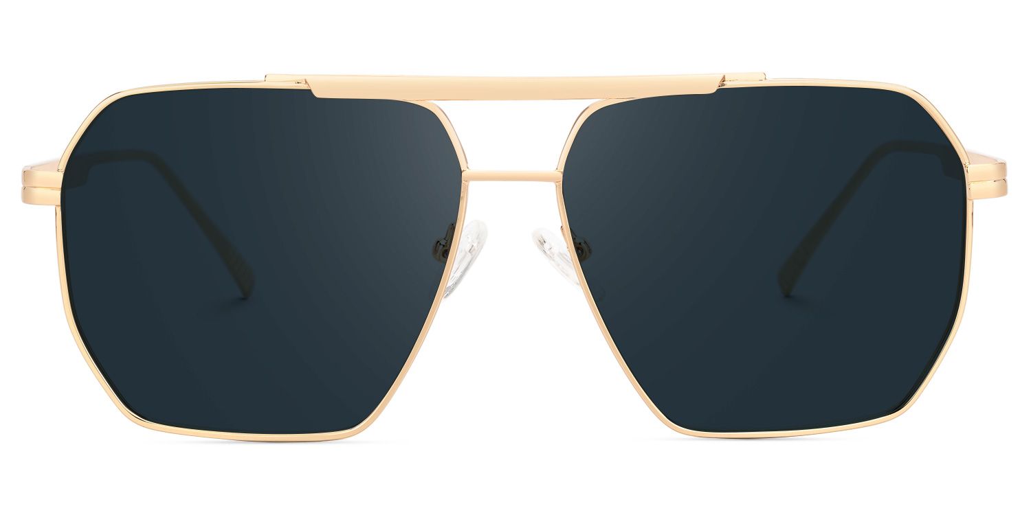 Kadience - Aviator Grey Sunglasses | Vooglam Angle View