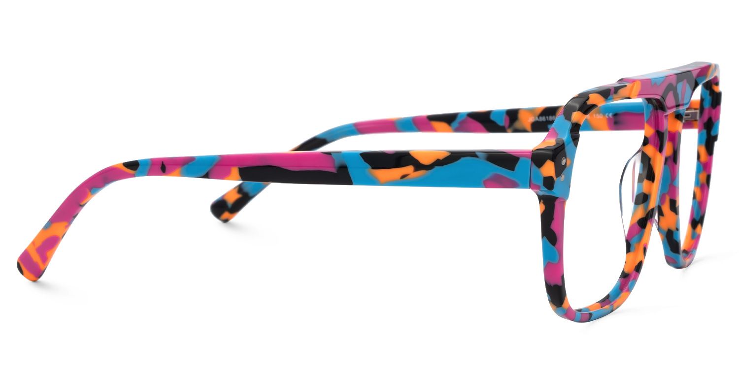 Sosa - Aviator Multicolor Eyeglasses | Vooglam 4