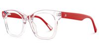 Vera - Square Crystal Eyeglasses
