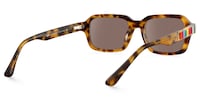 Narges - Rectangle Tortoise Sunglasses - 3