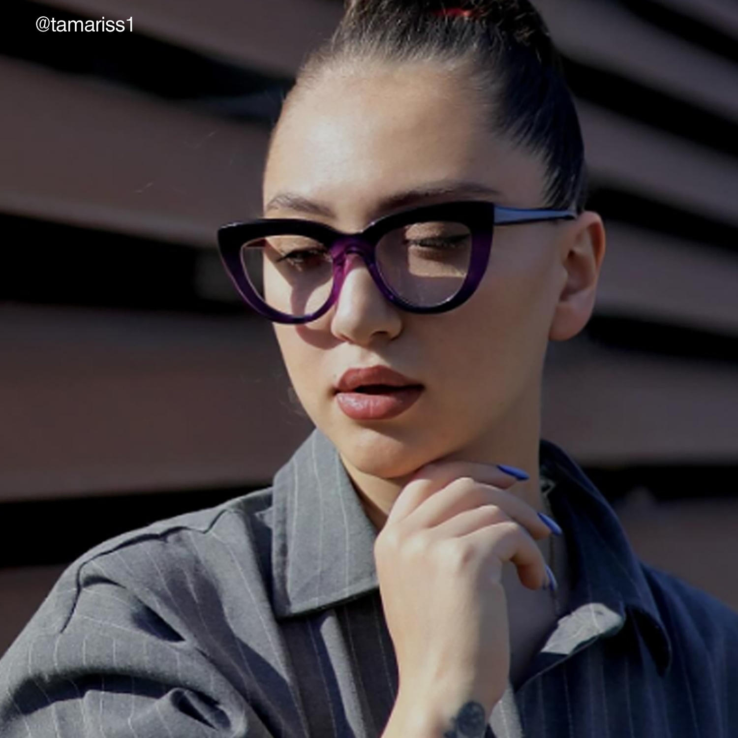 Pastora - Cat Eye Purple Eyeglasses