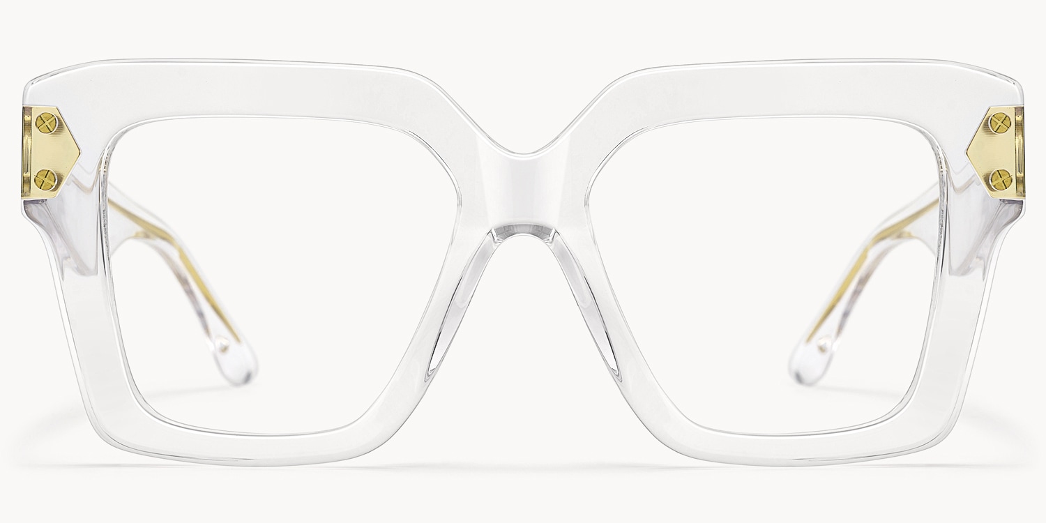 Azania - Square Crystal Eyeglasses - 1
