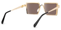 Cairbre - Rectangle Gold Sunglasses - 3