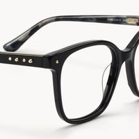 Spacek - Square Black Eyeglasses - 4