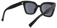 Naila - Square Black Sunglasses│Vooglam Side View