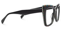 Kaipo - Square Black Eyeglasses | Vooglam 
