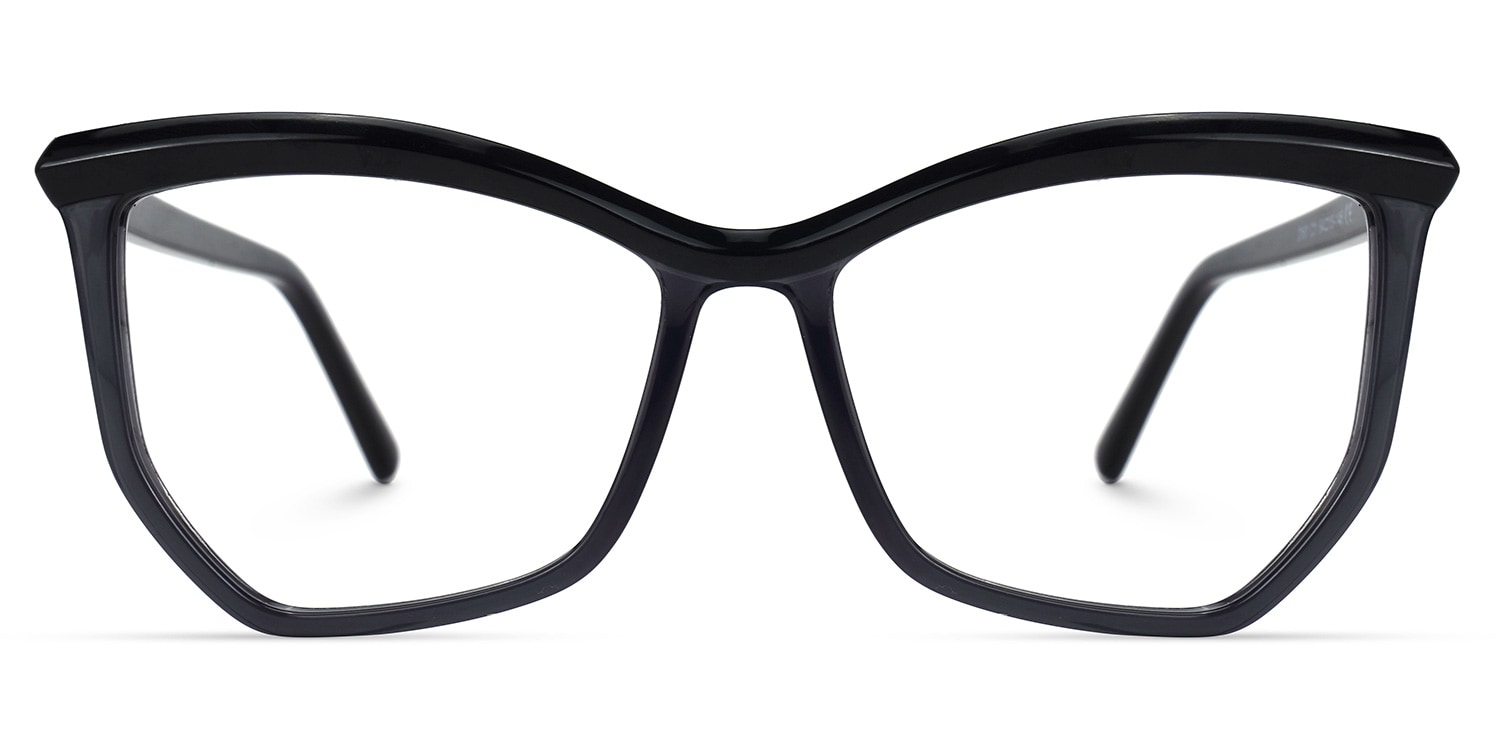 

Wes - Butterfly Black/Grey Eyeglasses