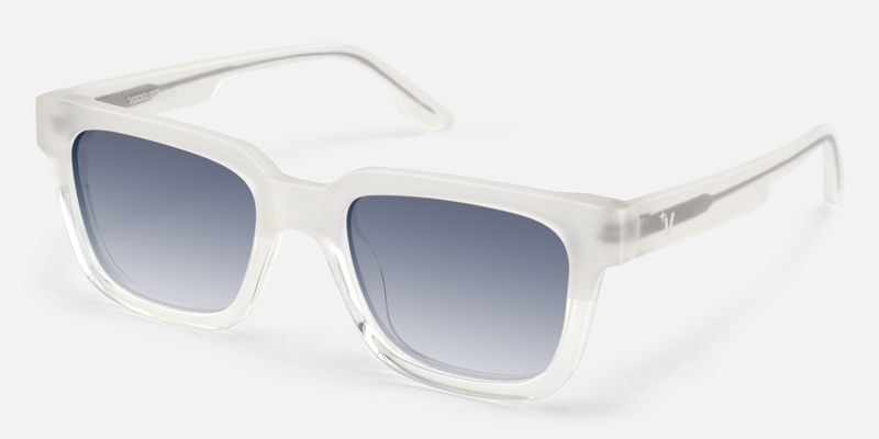 Strobe - Rectangle Transparent Sunglasses