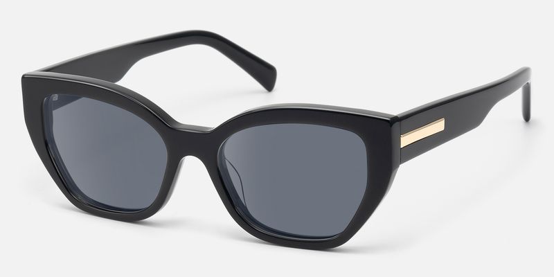 Drift - Cat Eye Black Sunglasses by Vooglam