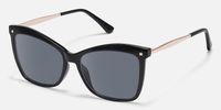 Libby - Butterfly Black Sunglasses
