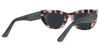 Fareeda - Cat Eye Tortoise Sunglasses | Vooglam Side View