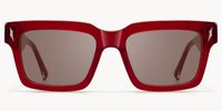 Razor - Rectangle Red Sunglasses - 1