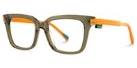 Nomad - Rectangle Green Eyeglasses - 3
