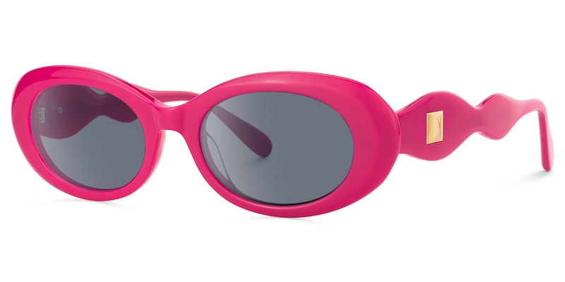 Royale - Oval Pink Sunglasses