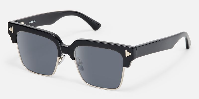 Nathifa - Browline Black Sunglasses