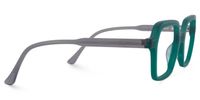 Elliena - Square Green Eyeglasses | Vooglam 