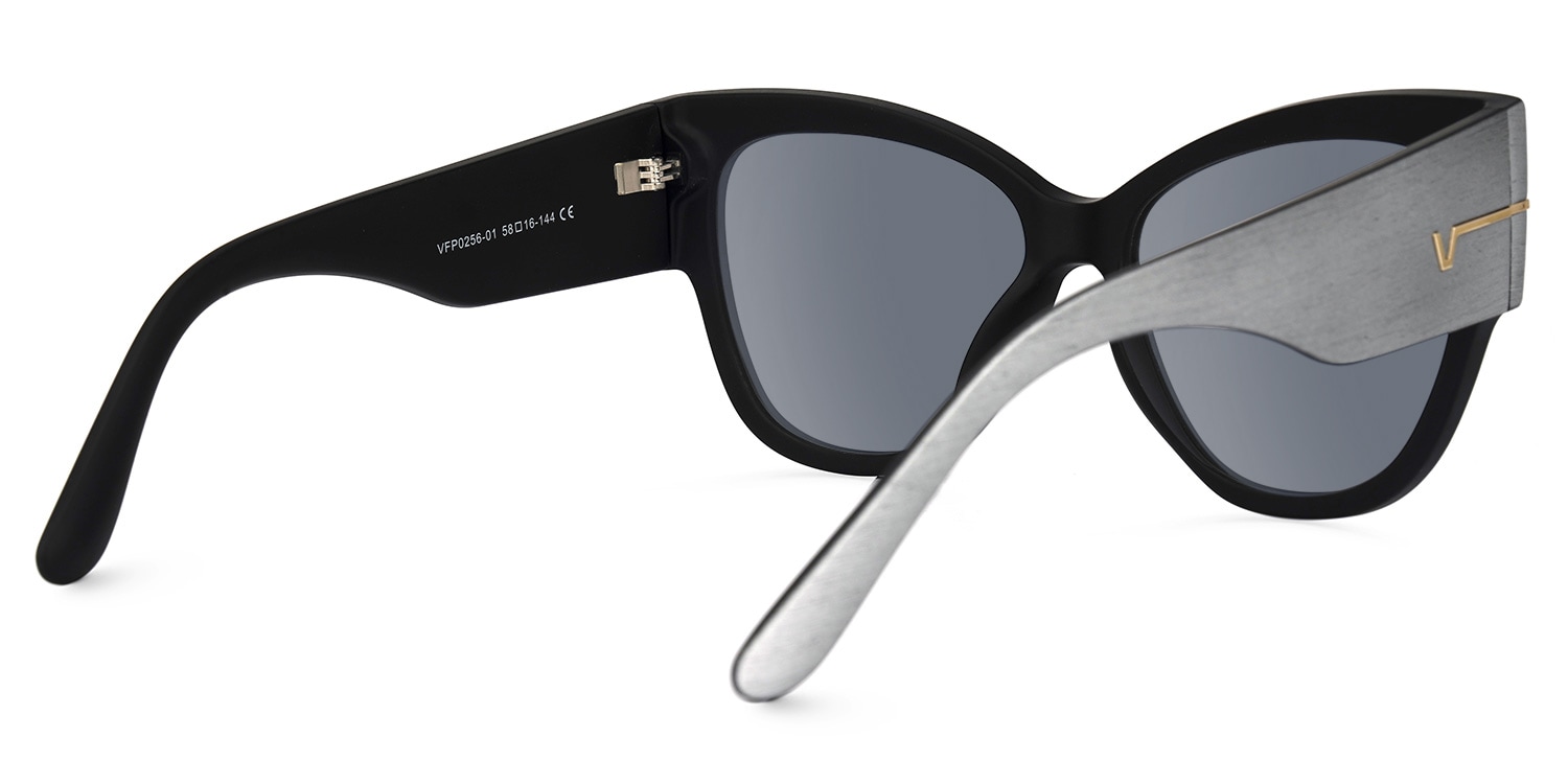 Elektra - Cat Eye Gray Eyeglasses