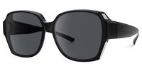 Fenton - Geometric Black Fit Over Sunglasses | Vooglam Front View