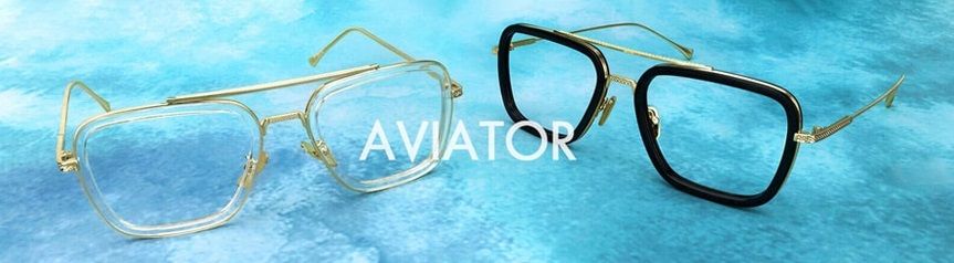 Designer aviator prescription eyeglasses - Vooglam aviator frames