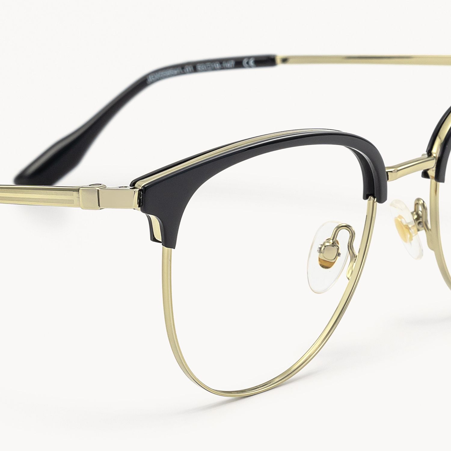 Grace - Round Two-tone Eyeglasses | Vooglam Design Details
