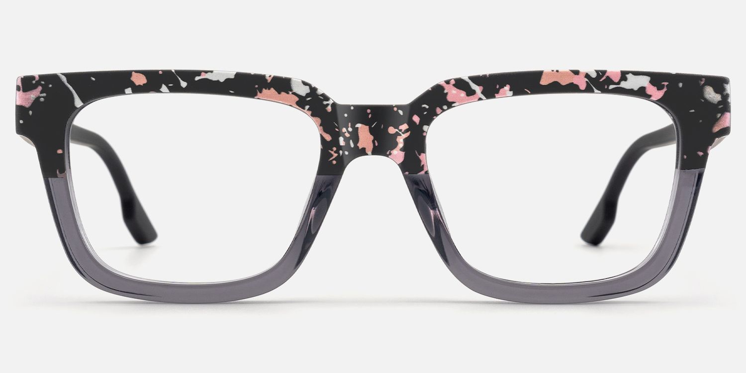 Strobe - Rectangle Two-tone Eyeglasses product detail 2