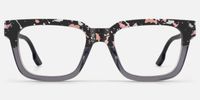 Strobe - Rectangle Two-tone Eyeglasses | Vooglam Angle View