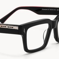 Razor - Rectangle Black Eyeglasses - 4