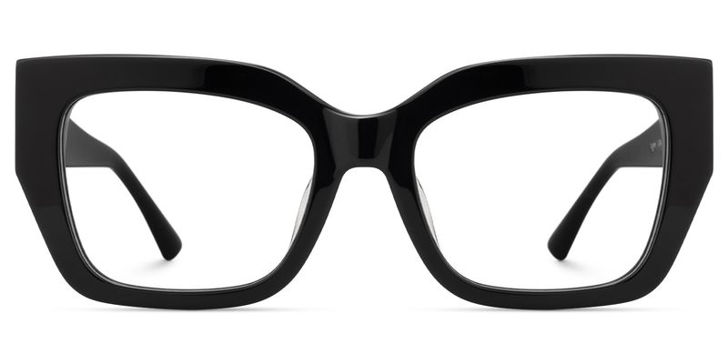 Sable - Square Black Eyeglasses | Vooglam