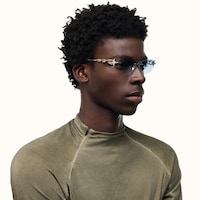 The Decoder - Geometric Silver Sunglasses - 8