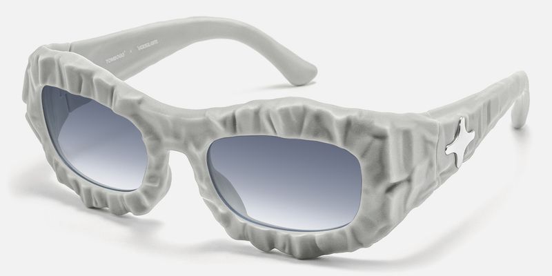 The Geologist - Geometric Gray Sunglasses