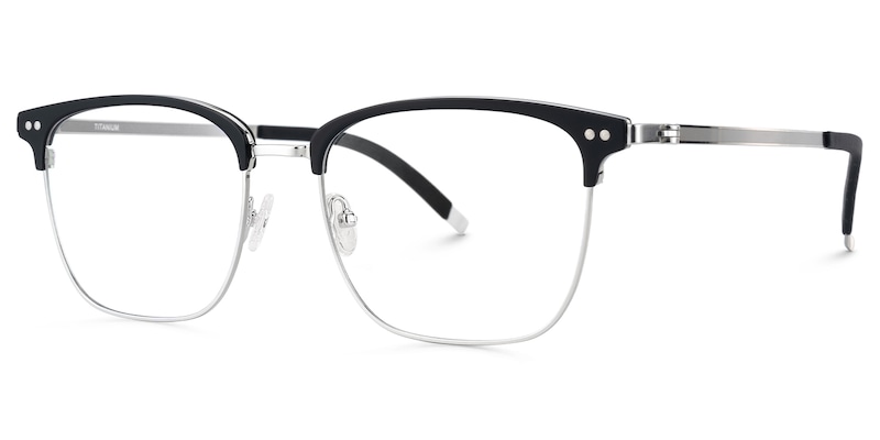 Chord - Rectangle Black Eyeglasses