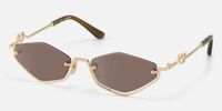 Niseko - Geometric Gold Sunglasses