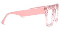 Najwa - Square Pink Eyeglasses | Vooglam 