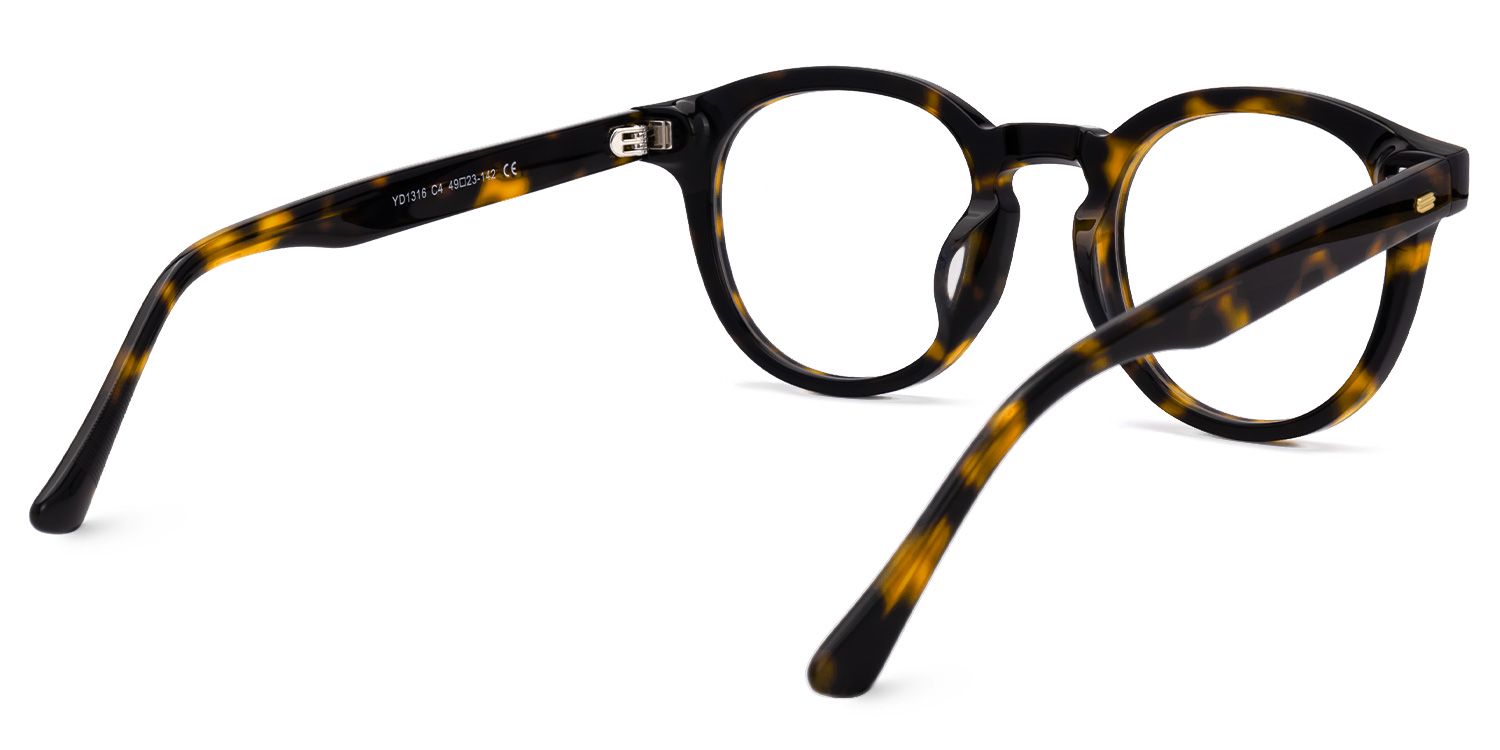Kacela - Round Tortoise Eyeglasses | Vooglam Side View