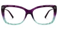 Shane - Cat eye Two-tone Eyeglasses | Vooglam Angle View