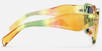 Faridah - Geometric Multicolor Sunglasses | Vooglam Side View