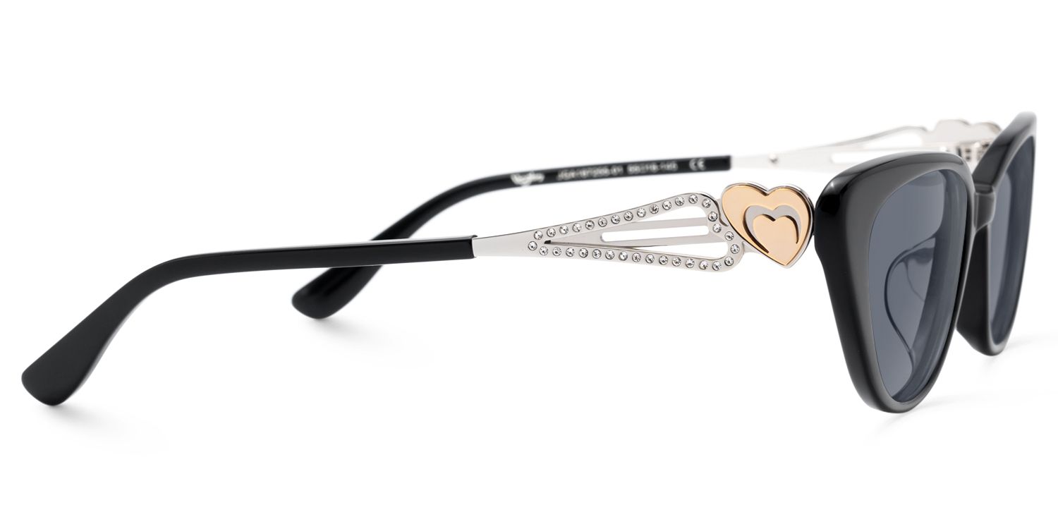 Naoya - Cat Eye Black Sunglasses | Vooglam 4