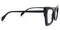 Edom - Rectangle Black Eyeglasses | Vooglam 