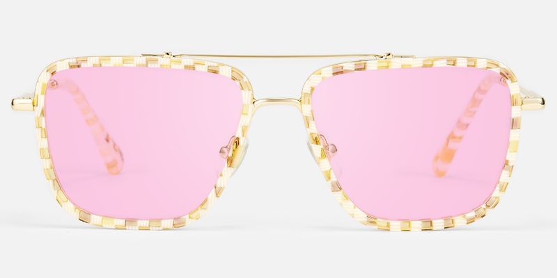 Isla - Aviator Pattern Sunglasses