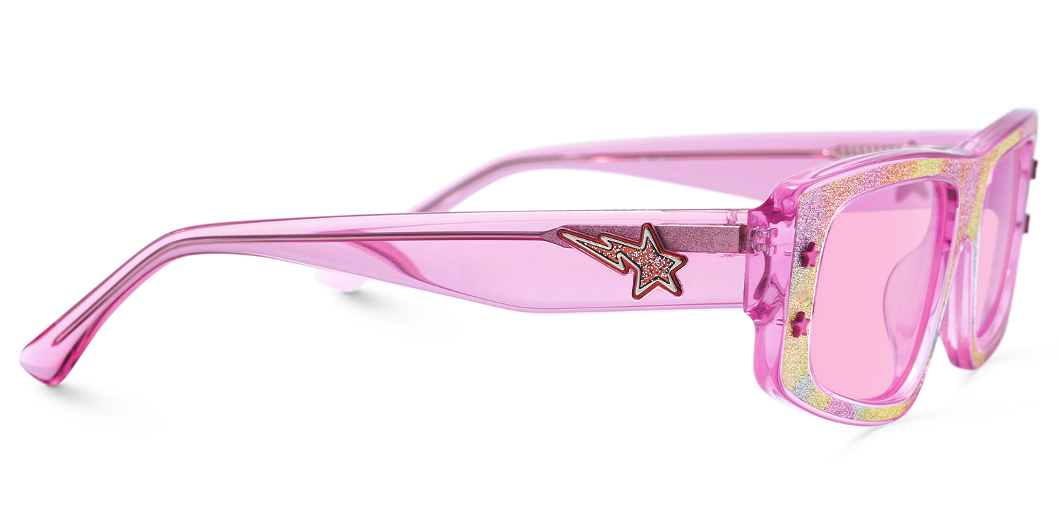 Maeva - Rectangle Multicolor Sunglasses - 4