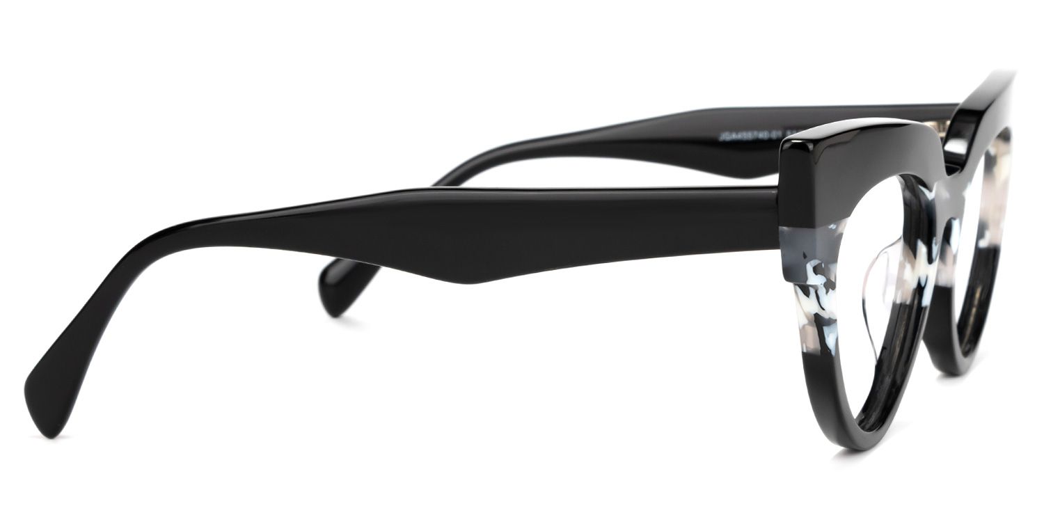 Bandit - Cat Eye Black Eyeglasses | Vooglam 4