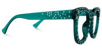 Candice - Square Green Eyeglasses | Vooglam 