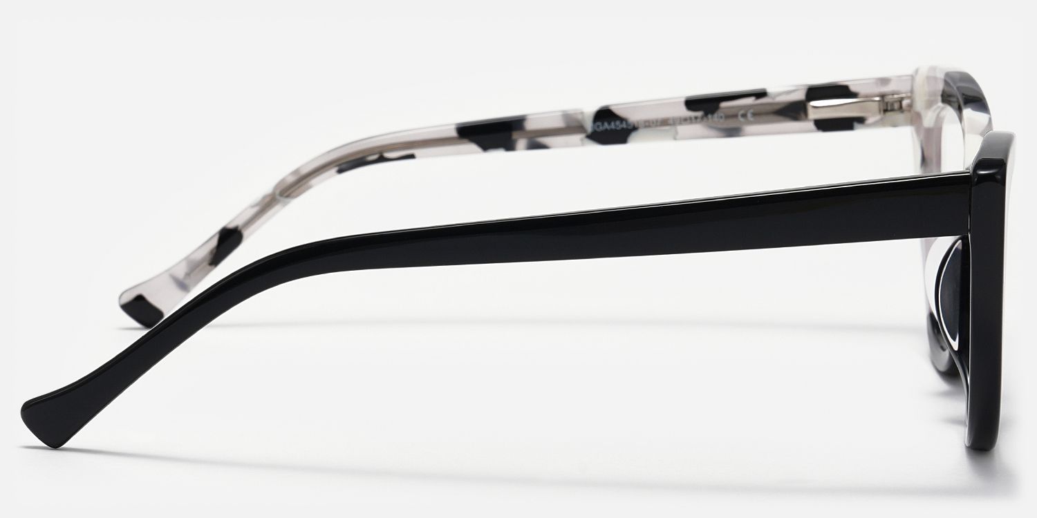 Antoinette - Cat Eye Black/Tortoise Eyeglasses product detail 3