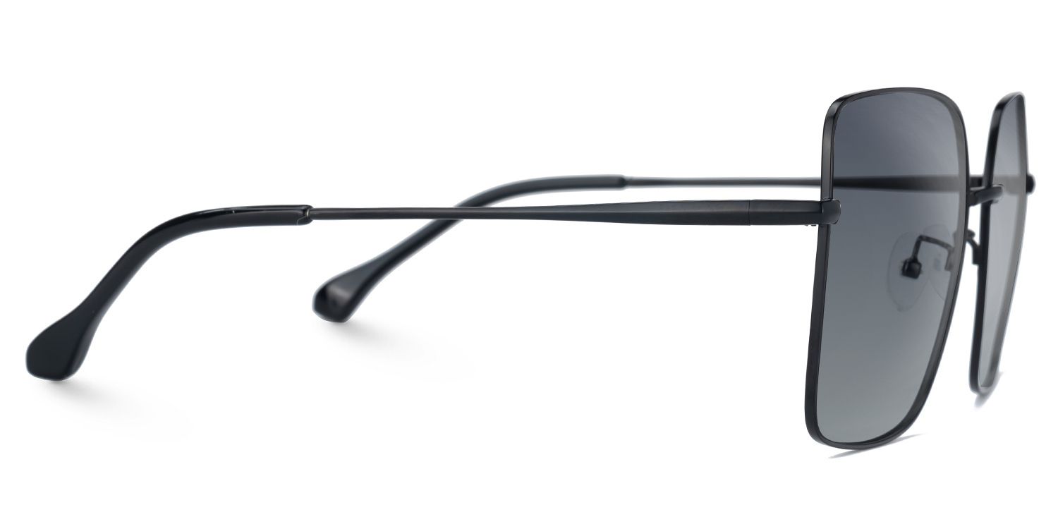 Elmer - Aviator Black Sunglasses | Vooglam 4