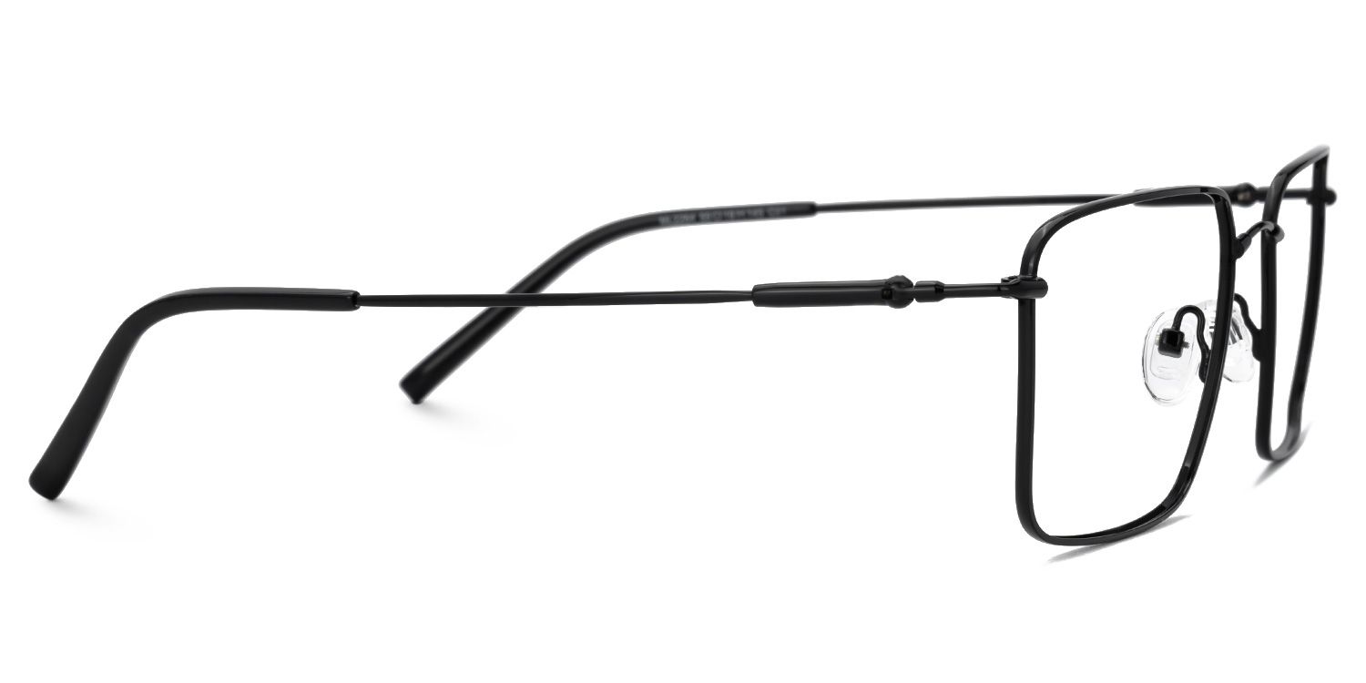 Kahoni - Rectangle Black Eyeglasses | Vooglam 4