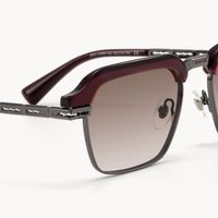 Archive - Rectangle Red Sunglasses - 4