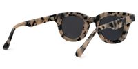 Dehateh - Round Tortoise Sunglasses | Vooglam Side View